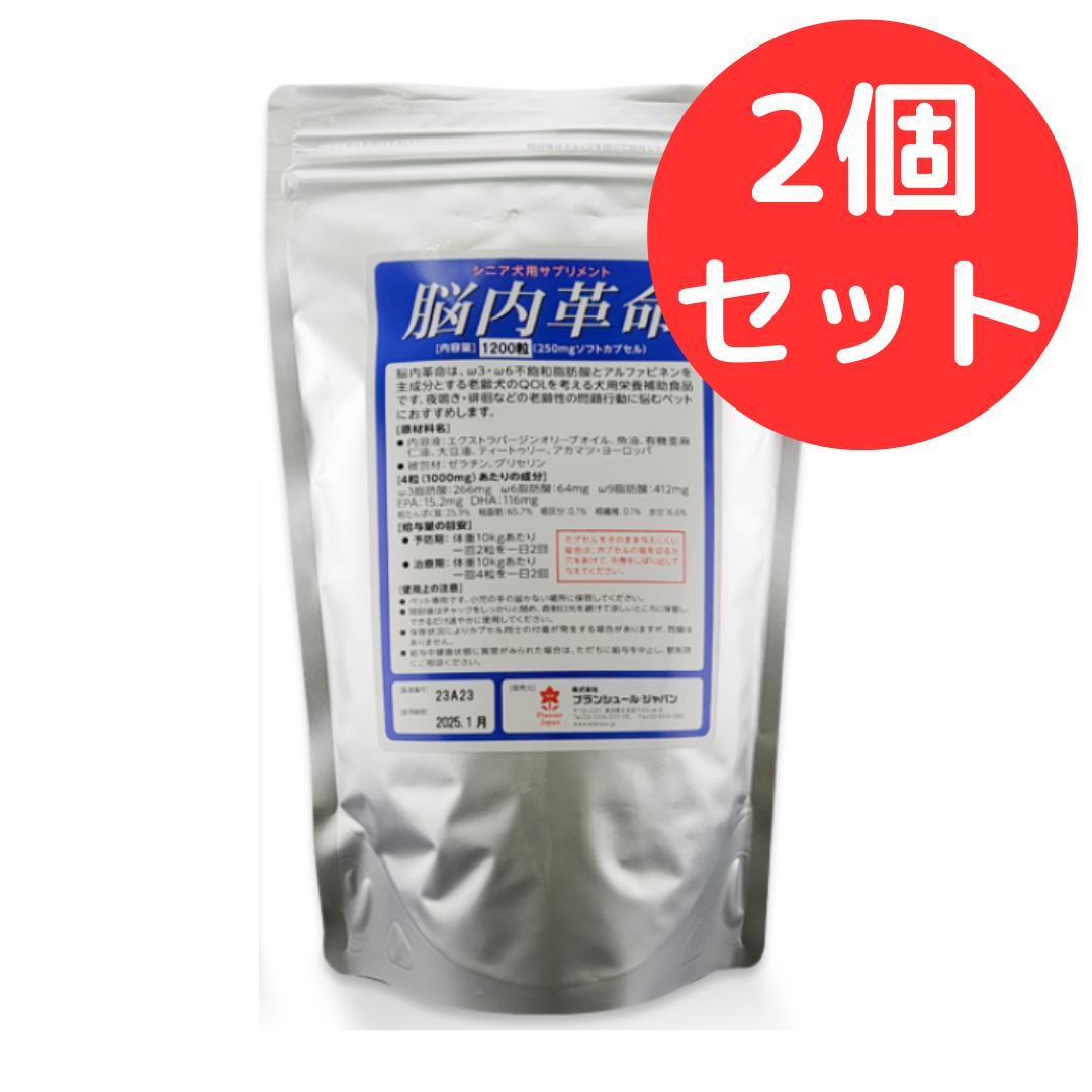 脳内大変革1200粒 プランシュール 【2個仕かける】