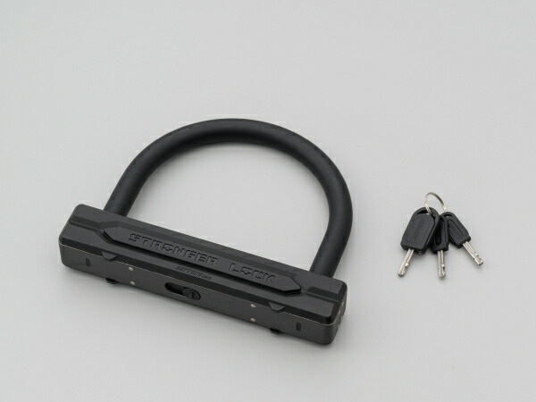 【特価~4/30まで】DAYTONA(デイトナ) 32696 ストロンガーU字ロック W154×H120mm 頑丈ボディと太いシャックルで愛車を守る!16mmの丸鋼を使用、切断されにくい安心の太さ! (バイク 盗難防止 グッズ/バイク 盗難防止 U字ロック)
