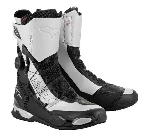 alpinestars（アルパインスター）　2222024　SP-X BOA BOOT　BLACK SILVER（119）　42（26.5cm）　「快適」X「プロテクション」X「使いやすさ」を体現（ライディングブーツ）｜バイク用品店 バイクワールド