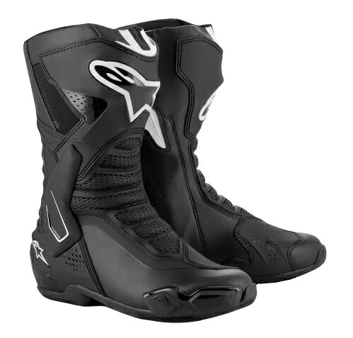 【期間限定特価】alpinestars（アルパインスター） 2223025 SMX-6 V3 BOOT （12）BLACK WHITE（ SMX-6 V3ブーツ/ライディングブーツ/レーシングブーツ/レース/サーキット/ツーリング）
