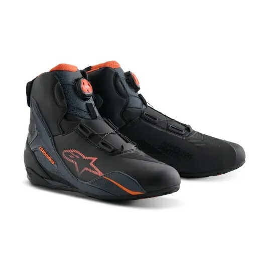 alpinestars（アルパインスター）　2511125　FASTER-4　BOAライディングシューズ　BLACK GRAY ORANGE（174）