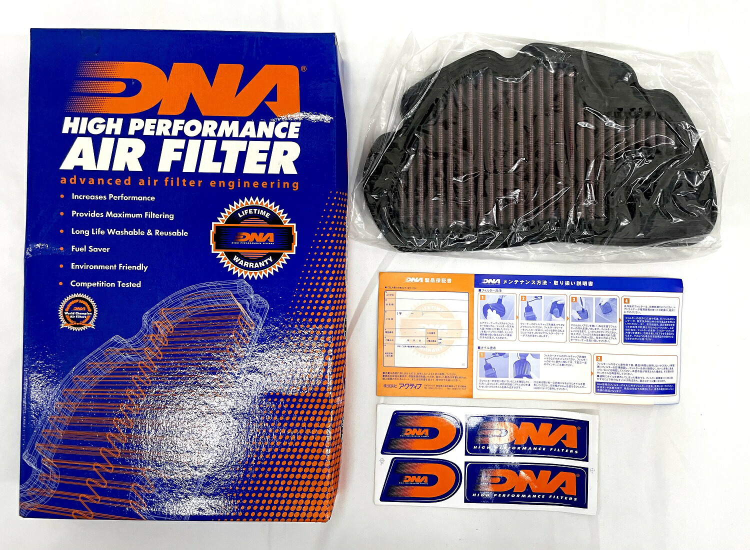 【在庫処分特価】DNA(ディエヌエー)　PH-1311　モトフィルター　HONDA PCX125(2010～2011年)国内仕様　（エアーフィルター）