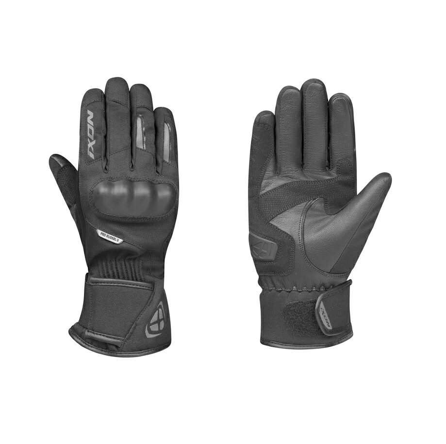 IXON（イクソン）300112031 PRO RUSSEL 2 レディースウインターグローブ (BLACK)　IXON秋冬ショーとカフグローブのベストセラーモデル。プロテクション・フィッティング・デザインを融合したテクノロジーグローブ！（ウインターグローブ 冬用グローブ ）