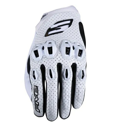 FIVE（ファイブ）　STUNT　EVO2　LEATHER　ホワイト（スタント　エボ2）　　3シーズンレザーグローブ