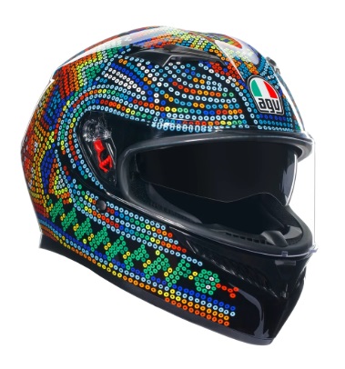AGV（エージーブイ）　18381007001　K3 JIST Asian Fit - ROSSI WINTER TEST 2018　アジアンフィット（フルフェイスヘルメット）【正規品】