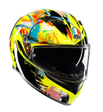 AGV（エージーブイ）　18381007003　K3 JIST Asian Fit - ROSSI WINTER TEST 2019　アジアンフィット（フルフェイスヘルメット）【正規品】