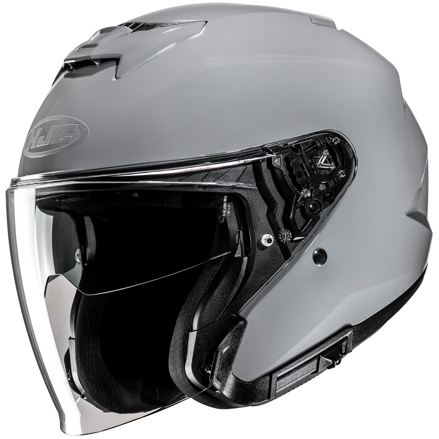 HJC（エイチジェイシー）　HJH273　i31 ソリッド　オープンフェイスヘルメット　グレー　　街乗りからツーリングまで様々な用途に対応するインナーバイザーを備えたオープンフェイスヘルメット！