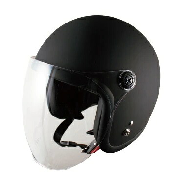 SPEED-PIT（TNK工業）　JL-65SR　M.BK ﾌﾘｰ　スモールジェットヘルメット　マットブラック