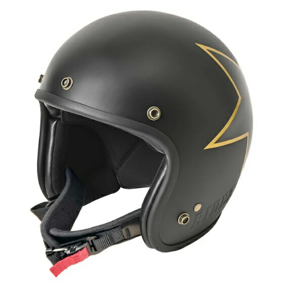 RIDEZ（ライズ）　TQジェットヘルメット　BIG STAR2　（小さめでスタイリッシュなオープンジェットヘルメット/メッシュ生地で蒸れにくく着脱可能な内装）｜バイク用品店 バイクワールド