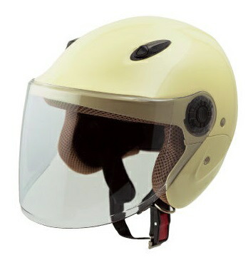 SPEED-PIT（TNK工業）　WL-303　セミジェットヘルメット　アイボリー　レディースフリーサイズ（57～58cm）　　ちょっとそこまでのお買い物や通勤・通学にピッタリなデイユースヘルメット！