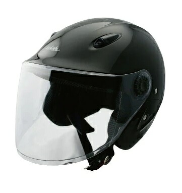 SPEED-PIT（TNK工業）　WS-303　WISH BK　セミジェットヘルメット　ブラック