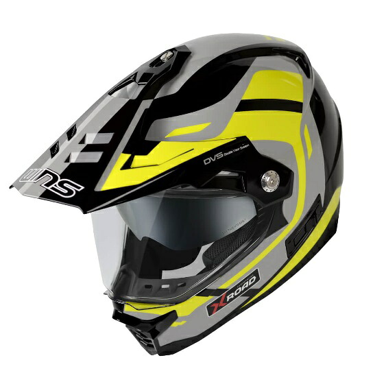 WINS（ウインズ）　X-ROAD3　FREE RIDE　イエローグレー　（インナーバイザー付きアドベンチャーヘルメット） 22,260円