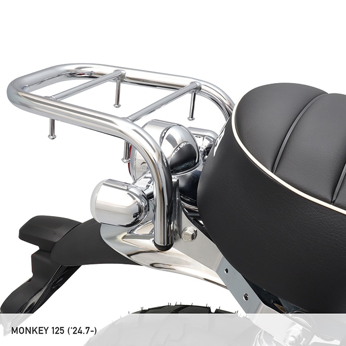ENDURANCE(エンデュランス) EM800K2WB1 リアキャリア (メッキ) ダックス125DAX125/モンキー125Monkey125|バイク用品店 バイクワールド
