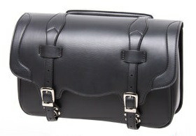 DEGNER（デグナー）　DSB-2-BK　シンセティックレザーサドルバッグ　ブラック