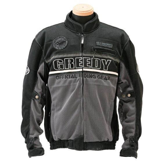 GREEDY　GNS-062　TOURING MESH JACKET　グレー（メッシュジャケット）｜バイク用品店 バイクワールド