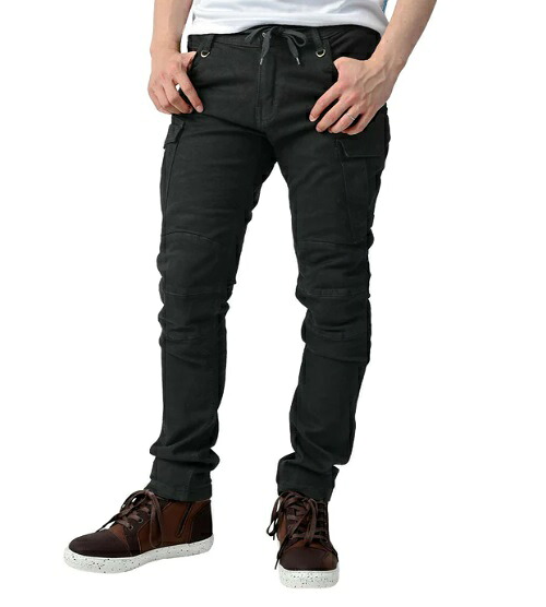 RIDEZ（ライズ）　RDB1031　RIDEZ SLIM FIT CARGO PANTS BLACK（スリムフィットカーゴパンツ）