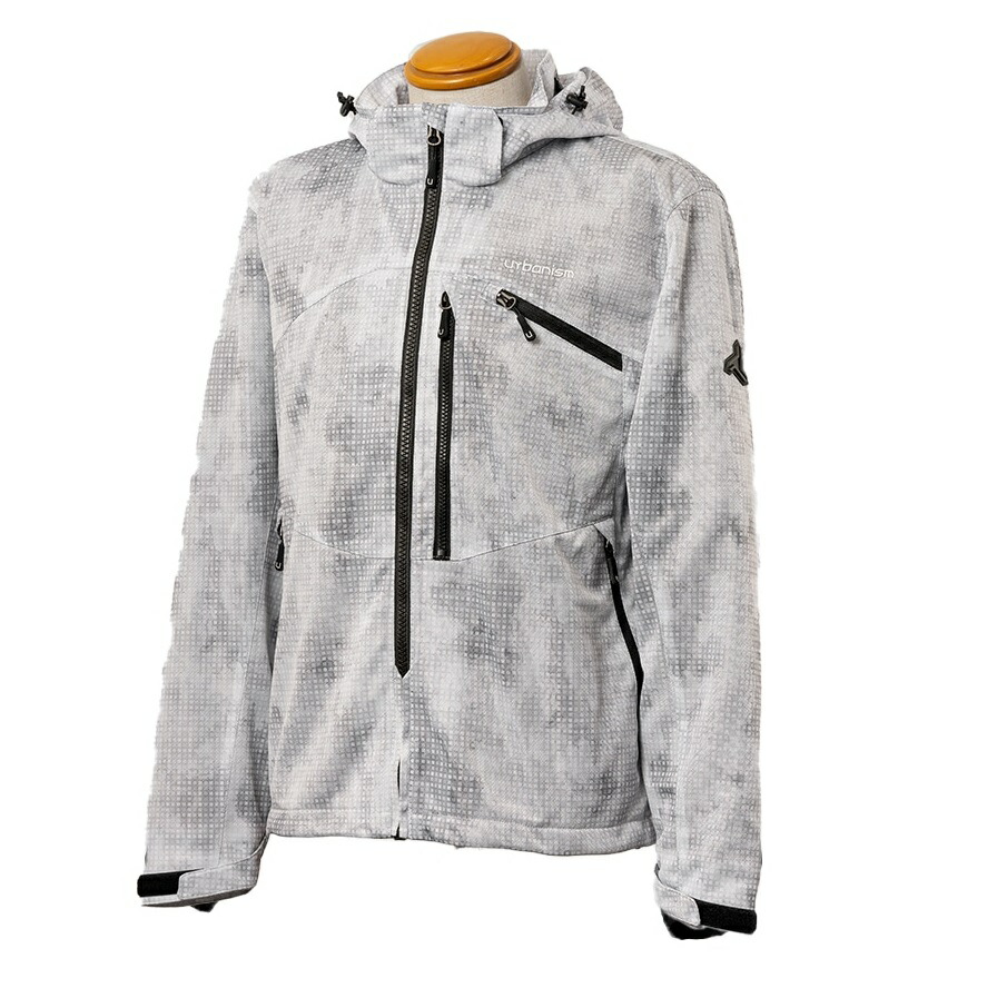 urbanism（アーバニズム）　UNJ138　フードメッシュジャケット 　ICE CAMO　　軽くて柔らかくさらっとした素材が着心地よい！ブラッシュアップを重ねたurbanism春夏定番ジャケット！｜バイク用品店 バイクワールド