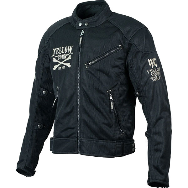 ❴レア❵YELLOWCORN サマージャケット 春夏用ブラック美品 yb4113_bkiv.jpg