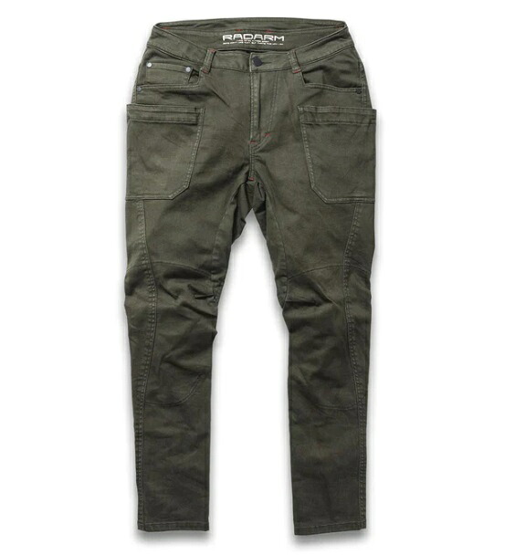 RADARM（ラダーム）　RD-904　ライディング キャンプ パンツ　KHAKI　　キャンプパンツのような大容量ポケットを両サイドに備えグローブやツール類も楽々収納！走行中はもちろん目的地に着いてからも快適に使える機能性重視のライディングパンツ！