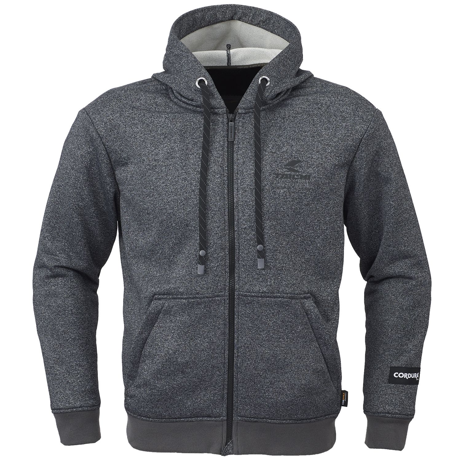 RS-TAICHI(RSタイチ) RSJ352 コーデュラ フーディ チャコール CORDURA®混紡の高強度生地を採用しストリート向けのデザインながら安全性も確保!|バイク用品店 バイクワールド