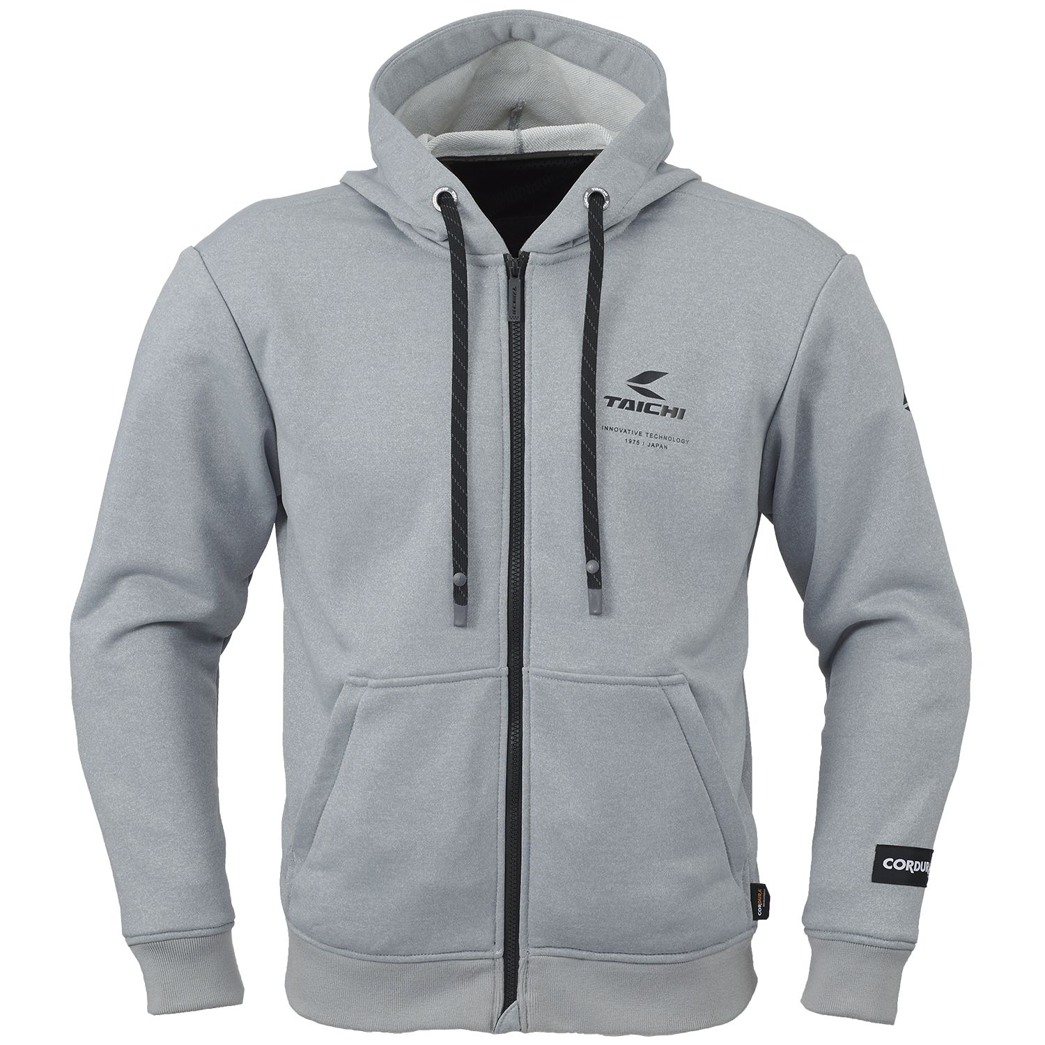 RS-TAICHI(RSタイチ) RSJ352 コーデュラ フーディ HEATHER GRAY CORDURA®混紡の高強度生地を採用しストリート向けのデザインながら安全性も確保!|バイク用品店 バイクワールド