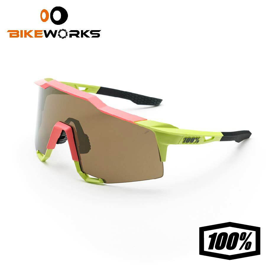SPEEDCRAFT - Matte Washed Out Neon Yellow / Flash Gold Mirror Lens