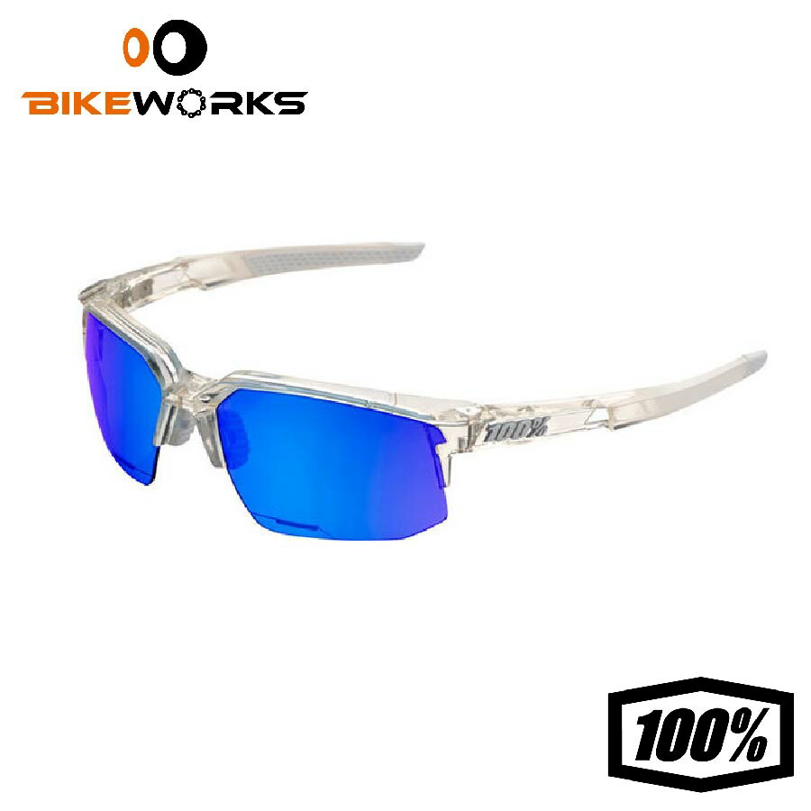 SPEEDCOUPE - Aurora / Ice Blue Mirror Lens アイスブルー ミラーレンズ UVカット 軽量 ランニング 自転車 野球 スポーツサングラス 100％ ワンハンドレッド