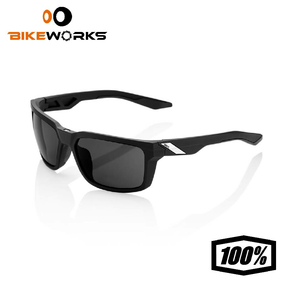 DAZE - Soft Tact Black / Smoke Lens ソフトタクトブラック スモークレンズ UVカット 軽量 ランニング 自転車 野球 スポーツサングラス 100％ ワンハンドレッド