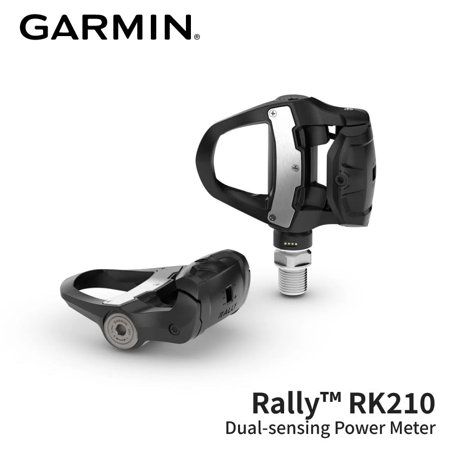 Rally RK210 デュアルセンサー ペダル型パワーメーター (LOOK KEO対応) パワーメーターペダル ロードバイクトレーニング ワット計測 サイクリングパワートレーニング デュアルセンサーペダル Garmin Rally GARMIN ガーミン|バイクワークス