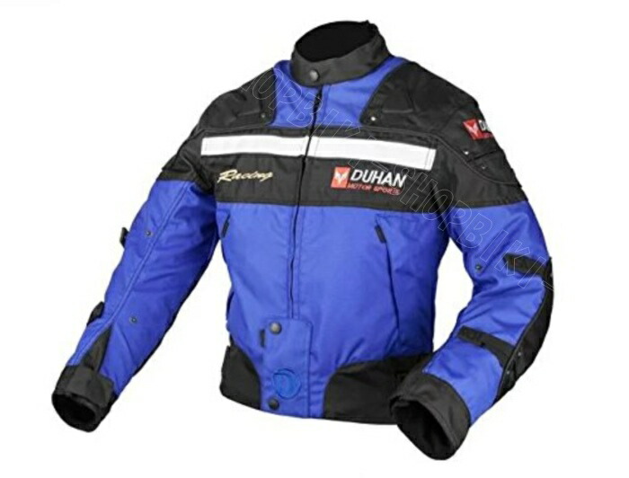 ＼全品ﾎﾟｲﾝﾄ5倍＆先着順クーポン多数／バイクジャケット 　バイク用ジャケット　ライディングジャケット 春夏秋冬ジャケット　オールシーズン用　プロテクター標準装備 ショート丈 バイクジャケットブルゾンダブルライダース　MLXLXXL 青色