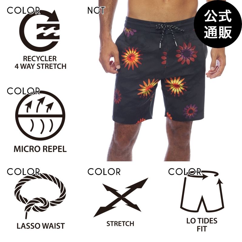 ビラボン Billabong メンズ SUNDAYS LO TIDE ボードショーツ サーフトランクス 19"レングス bc011538sag