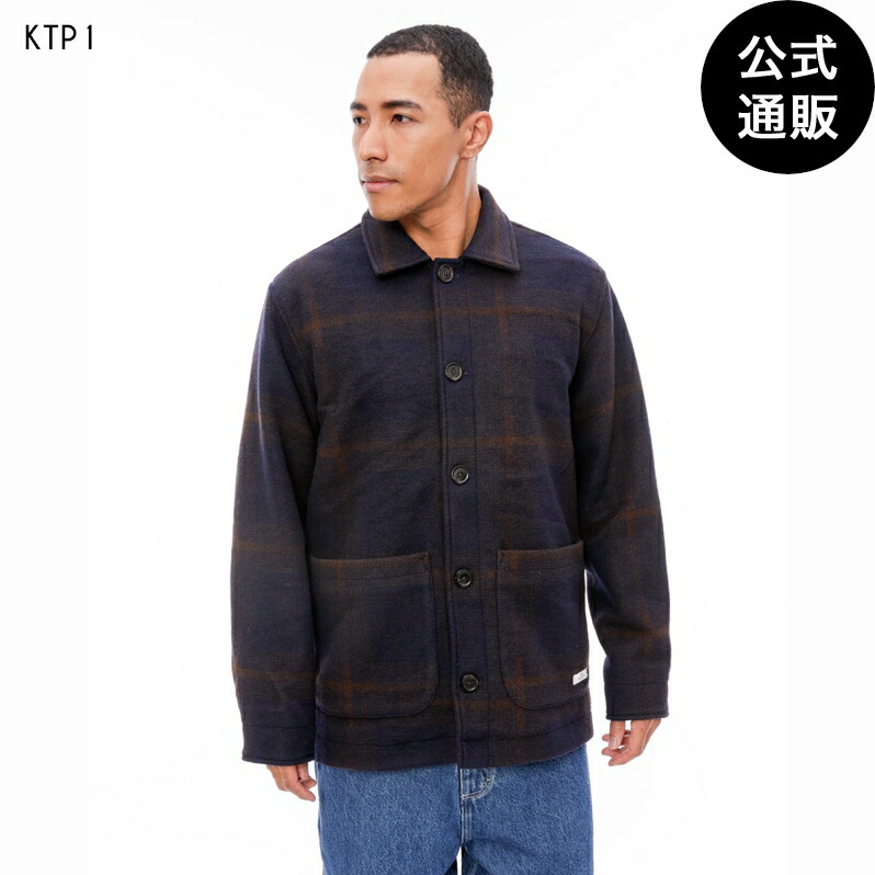 【お買い物マラソン期間はP10倍！】【OUTLET】【50%OFF】【送料無料】2024 エレメント メンズ LODGE OVERSHIRT ジャケット KTP1 【2024年秋冬モデル】 全1色 M/L/XL ELEMENT