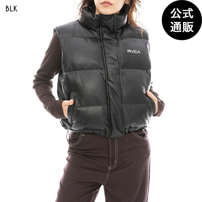 【お買い物マラソン期間はP10倍！】【OUTLET】【50%OFF】【送料無料】2024 ルーカ レディース ルーカ ECO LEATHER PUFFER VEST ベスト BLK 【2024年冬モデル】 全1色 S/M/L rvca｜BILLABONG ONLINE STORE