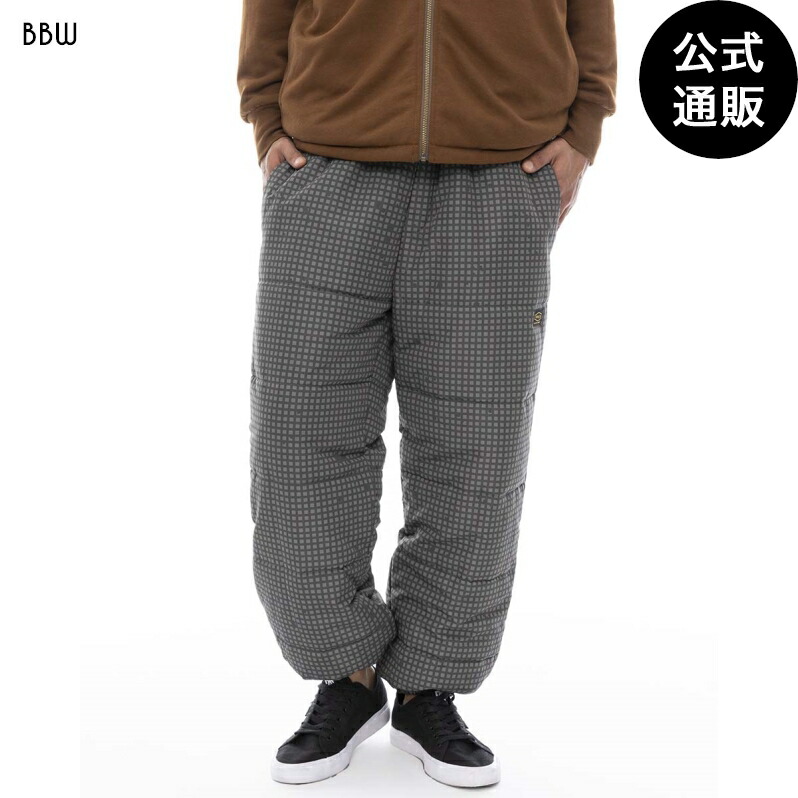 【OUTLET】【50%OFF】【送料無料】2024 ルーカ メンズ GRANT PUFFER REVERSIBLE PT ロングパンツ BBW 【2024年冬モデル】 全1色 S/M/L/XL rvca