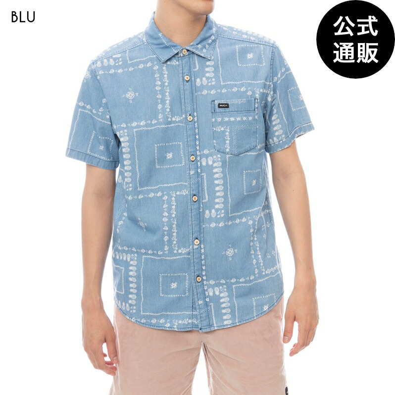 【お買い物マラソン期間はP10倍！】【OUTLET】【30%OFF】【送料無料】ルーカ メンズ FRAME SS 半袖シャツ 【2025年春夏モデル】 全1色 S/M/L/XL rvca