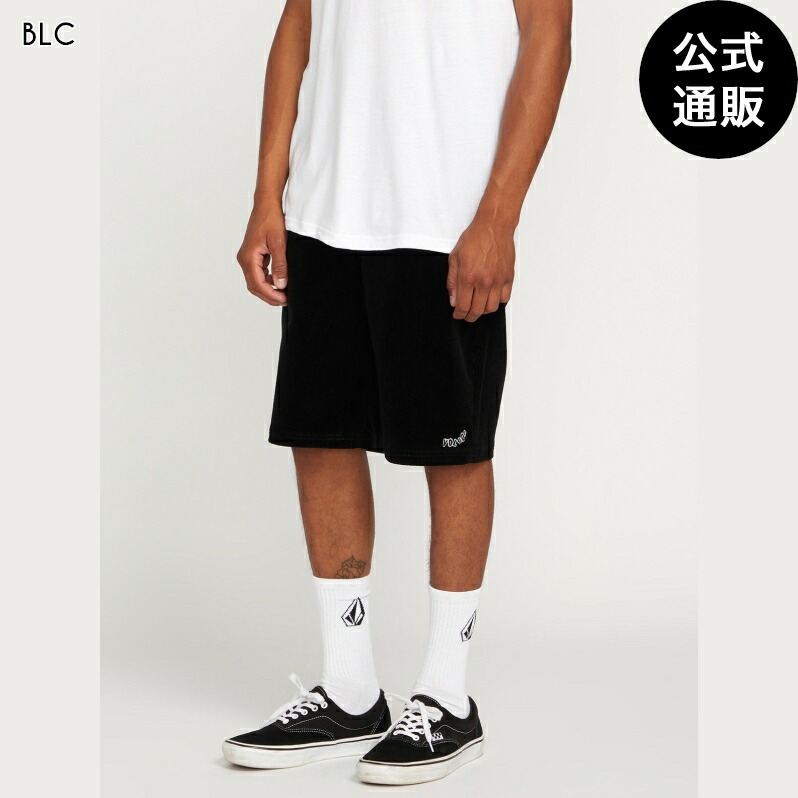 【OUTLET】【30%OFF】【送料無料】ボルコム Outer Spaced Elastic Waist Shorts - Black Combo 全1色 S/M/L/XL VOLCOM