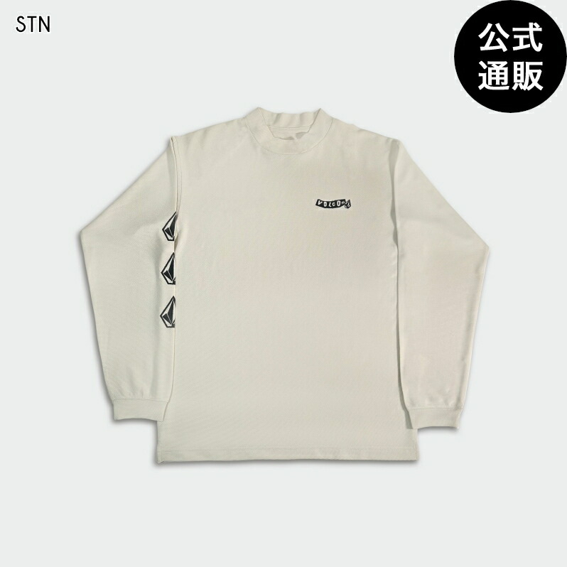 【お買い物マラソン期間はP10倍！】【OUTLET】ボルコム LONG SLEEVE MOCK NECK TEE - STONE 全1色 S/M/L/XL VOLCOM