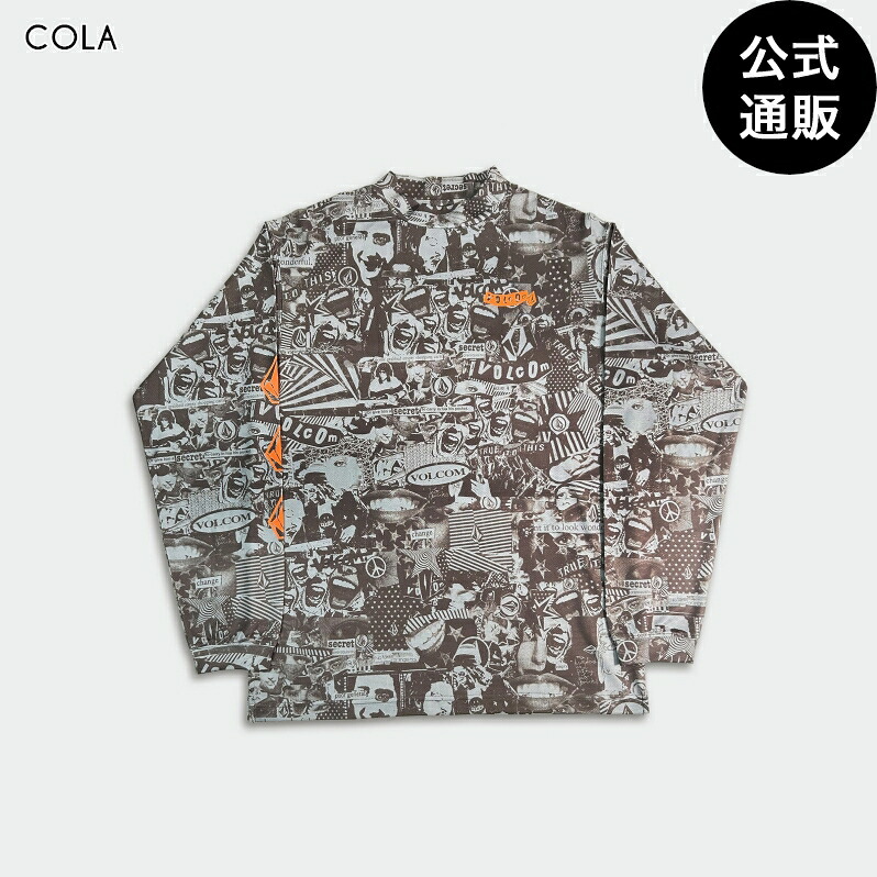 【お買い物マラソン期間はP10倍！】【OUTLET】ボルコム LONG SLEEVE MOCK NECK TEE - COLLAGE 全1色 S/M/L/XL VOLCOM