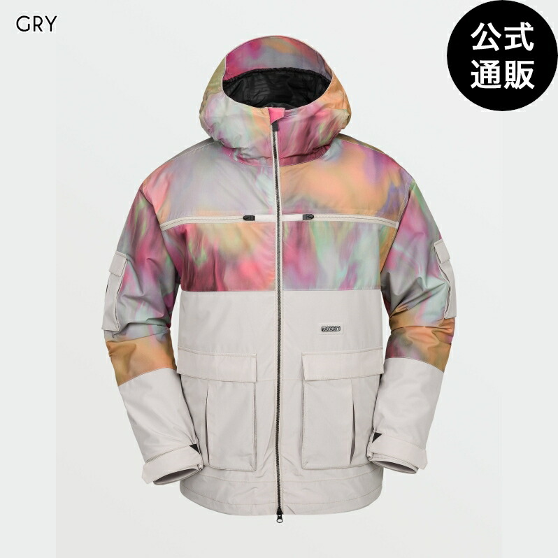 【OUTLET】【30%OFF】【貨物輸送無料】ボルコム Mens Nightbreaker 20K Jacket - Grey 全1色 XS/S/M/L/XL/XXL VOLCOM