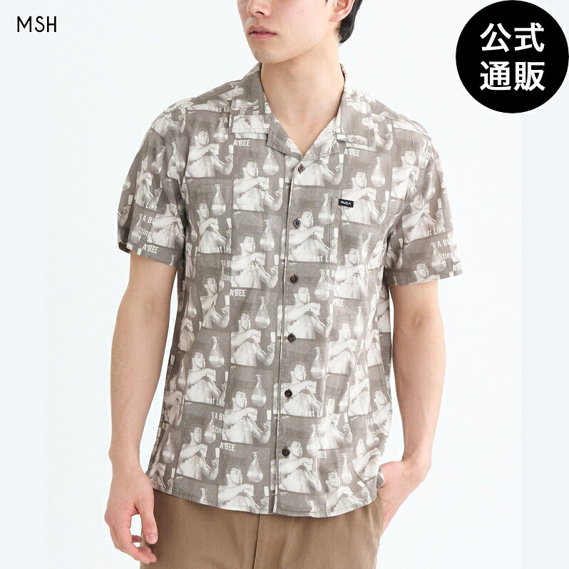 【お買い物マラソン期間はP10倍！】【OUTLET】【30%OFF】【送料無料】ルーカ メンズ RVCA X ALI FLOAT STI 半袖シャツ 【2025年秋冬モデル】 全1色 S/M/L/XL rvca