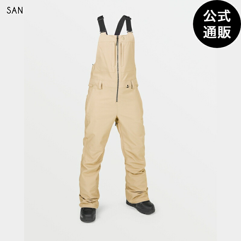 【百貨店SALE継続期間はP10倍！】【OUTLET】【50%OFF】【貨物輸送無料】ボルコム Womens Swift Bib Overalls - Sand 全1色 XS/S/M/L/XL/XXL VOLCOM