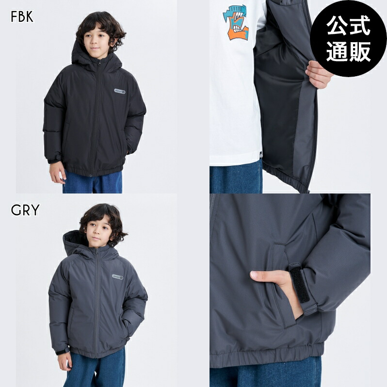 【OUTLET】【30%OFF】【貨物輸送無料】化学元素 キッズ PUFF TACK JACKET YOUTH 上衣 【2025年秋冬青写真】 全2色 S/125-135/M/135-145/L/145-155/XL/155-165 ELEMENT