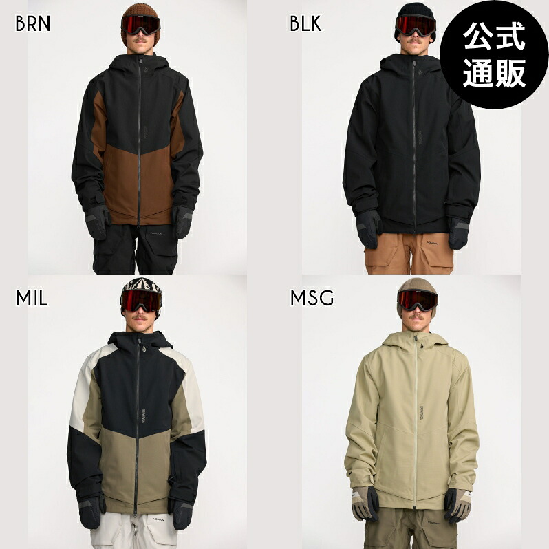 【OUTLET】【30%OFF】【貨物輸送無料】ボルコム メンズ BRIGHTON FULL ZIP JACKET スノージャケット 全4色 S/M/L/XL VOLCOM