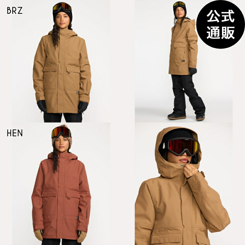 【お買い物マラソン期間はP10倍！】【SALE】【30%OFF】【送料無料】ボルコム レディース QC CRUISER INS PARKA スノージャケット 全2色 S/M/L VOLCOM