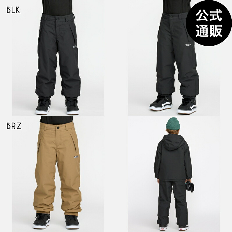 【OUTLET】【30%OFF】【送料無料】【お買い物マラソン期間はP10倍！】ボルコム キッズ CHAOS INS PANT スノーパンツ 全2色 XS/S/M/L/XL VOLCOM