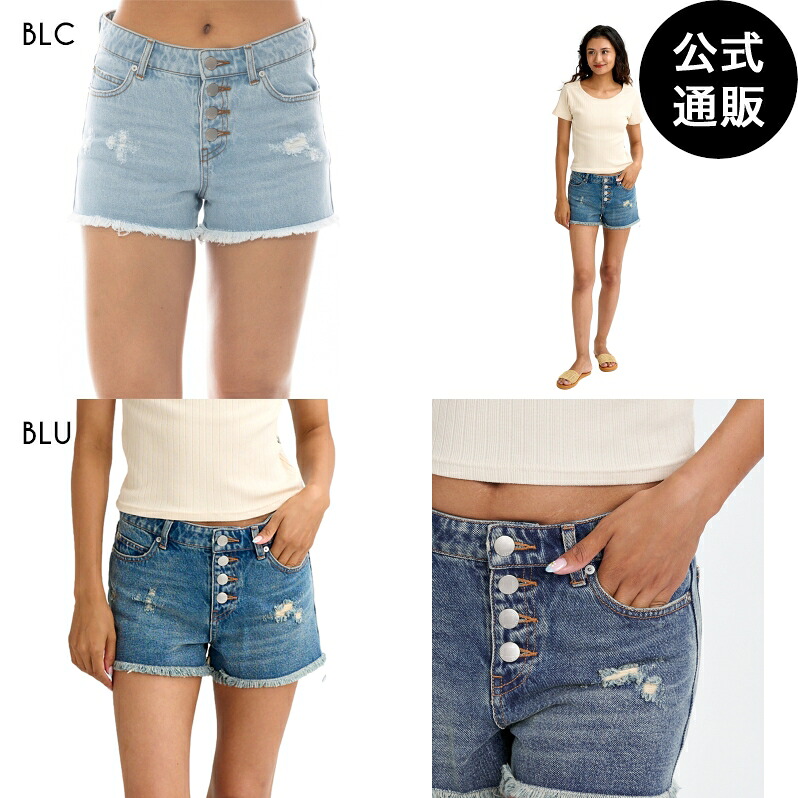 ビラボン ウィメンズ CRUSH SHORTS DENIM ショートパンツ 【2026年春夏モデル】 全2色 M/L BILLABONG