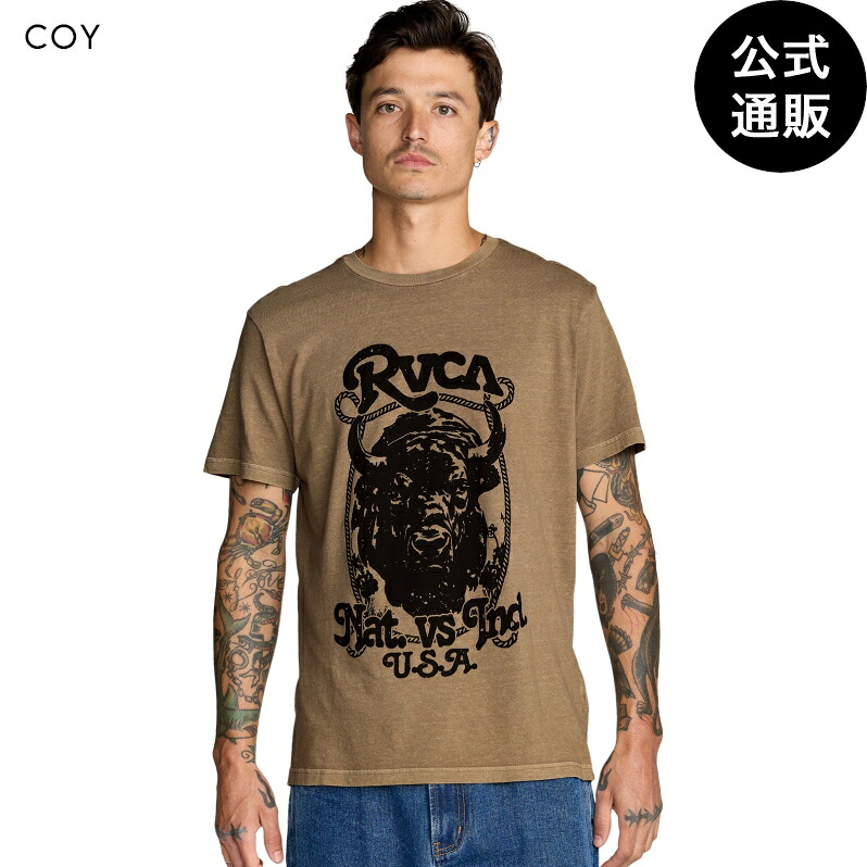 【お買い物マラソン期間はP10倍！】ルーカ メンズ BUFFALO SS Tシャツ 【2026年春夏モデル】 全1色 S/M/L/XL rvca