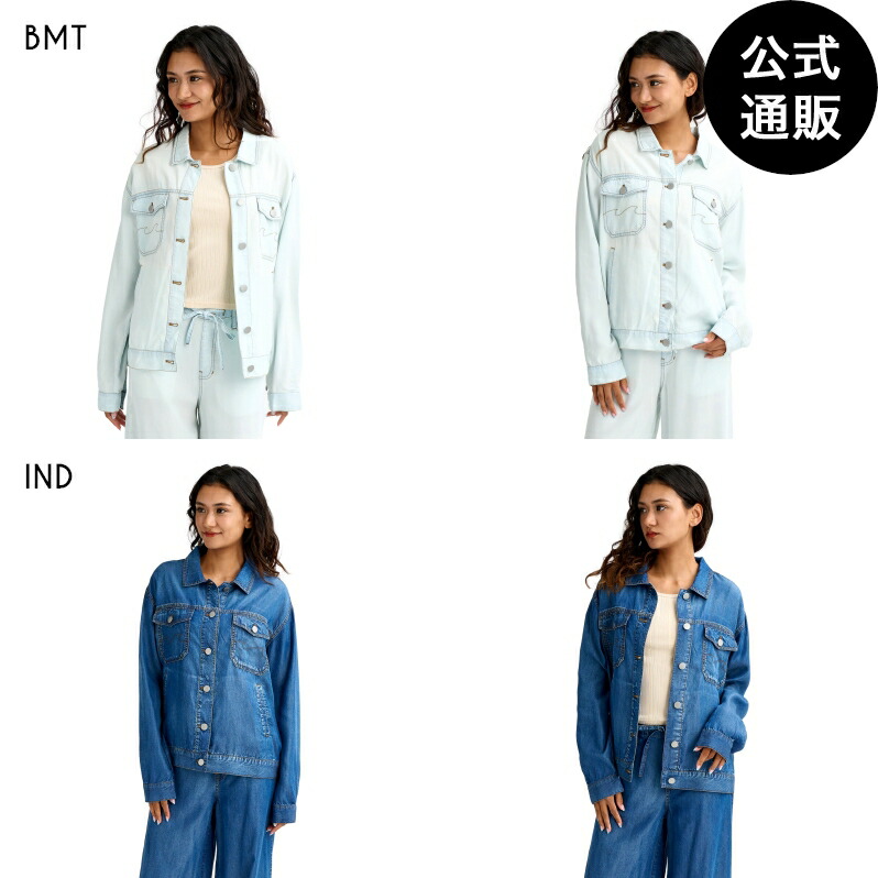 【お買い物マラソン期間はP10倍！】ビラボン ウィメンズ 【BEACH LOVER JEANS】Soft Touch Denim JACKET ジャケット 【2026年春夏モデル】 全2色 M/L BILLABONG