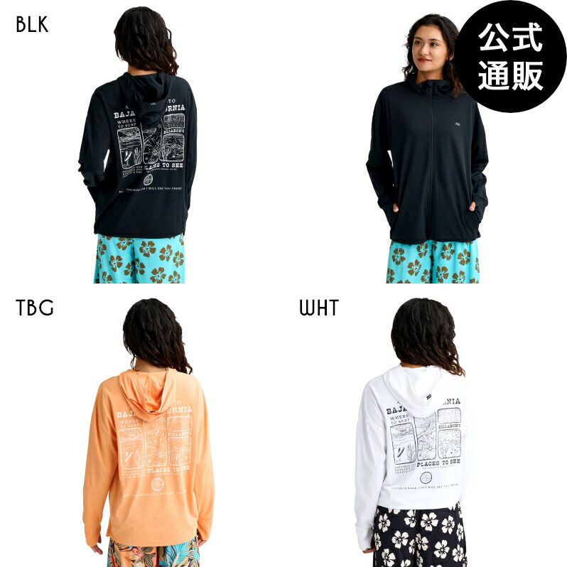 ビラボン ウィメンズ MORFY GRAPHIC PRINT ジップラッシュガード 【2026年春夏モデル】 全3色 M/L BILLABONG