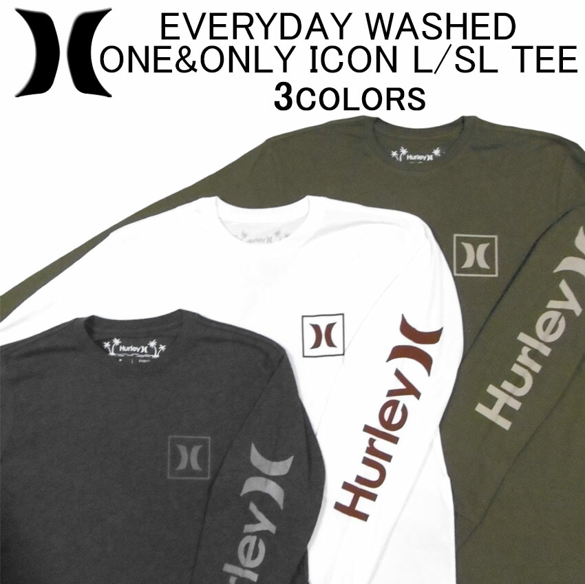 楽天市場】日本未発売！ハーレー 長袖 Tシャツ HURLEY EVERYDAY WASHED